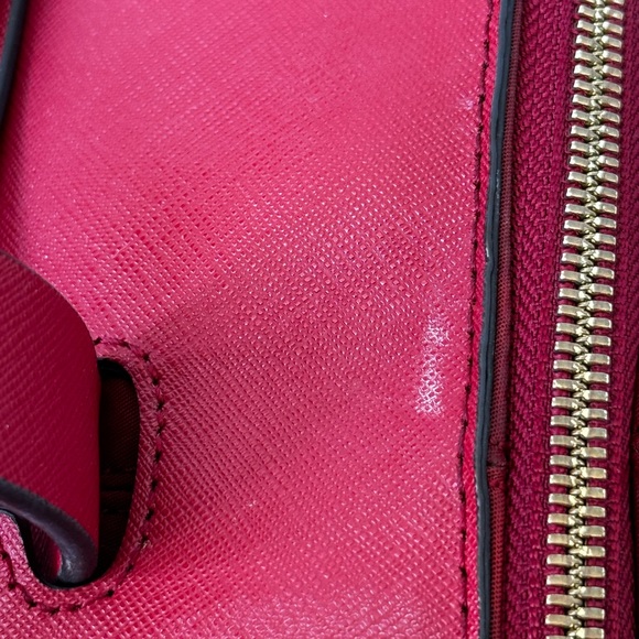 Henri Bendel Jet Setter Convertible Backpack in Red - Picture 11 of 13